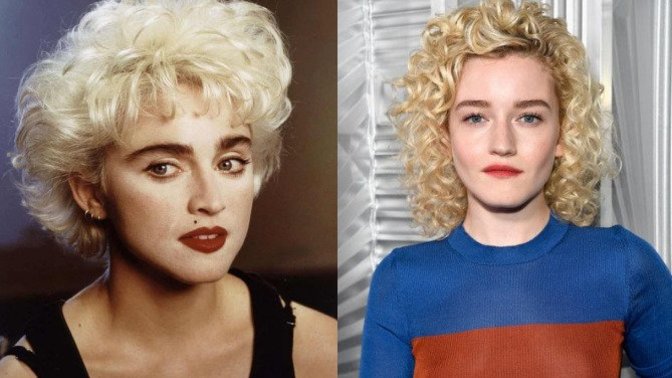 Madonna'nın hayatı film oluyor! Madonna'yı canlandıracak olan Julia Garner benzemiş mi sizce?