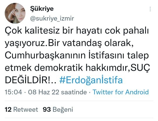 Erdoğan istifa talebi hakkında ne düşünüyorsunuz?