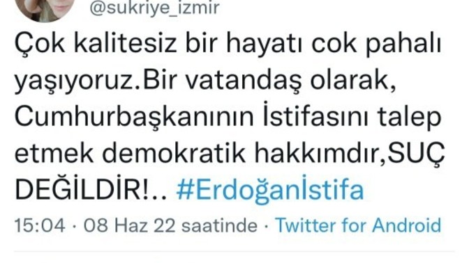 "Erdoğan istifa" talebi hakkında ne düşünüyorsunuz?