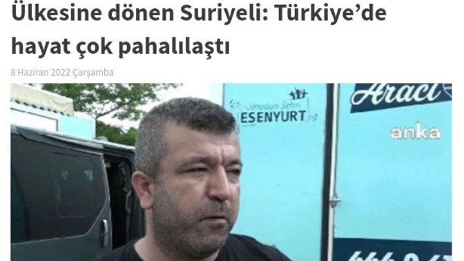 Suriyeliler bile pahallılıktan şikayetçi, bu konuda ne söylemek istersiniz?