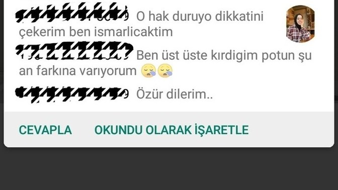 Mesajına cevap yazılmayınca oturup düşünür müsün?