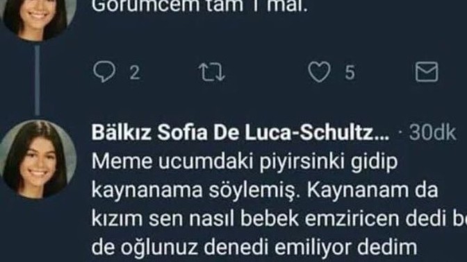En son neye güldün?