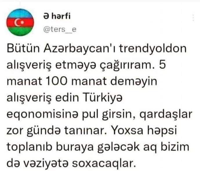 1 manat 10 TL'yi gördü, ne düşünüyorsunuz?