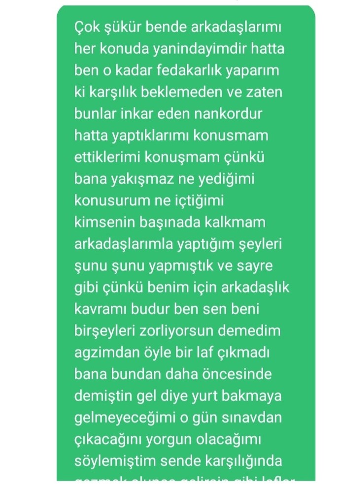 Yakın arkadaşımla kavga ettim sizce kim haklı?