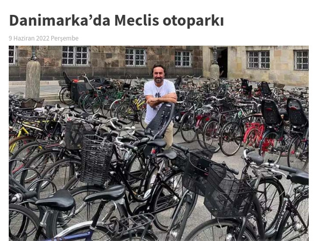 Danimarka Meclis otoparkı bisiklet dolu! Onların bizden neyi eksik sence?