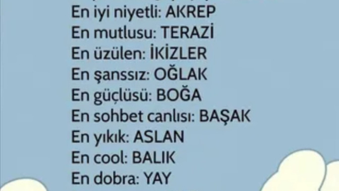 Burcuna göre haftanın "en neyi"sin?