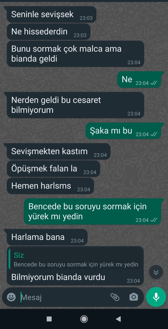 Tahminen ne zaman karşıma adam gibi birisi çıkar?