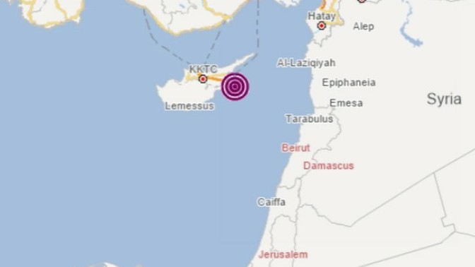 Kıbrıs açıklarında 4,6 büyüklüğünde deprem meydana geldi. Depreme karşı hazırlıklı mısınız?