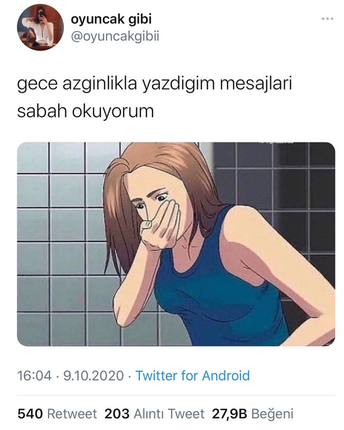 Geçmişte rezil olduğum anları unutamıyorum. Bir anda aklıma geliyor. Detaya bakar mısınız?