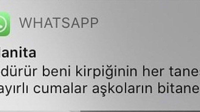 Cuma mesajı atan sevgiliniz var mı?