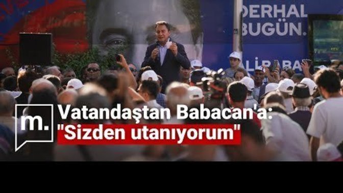 Kuşadası'nda Ali Babacan' Tepki ! Kadın sizce dediklerinde haklı mı?