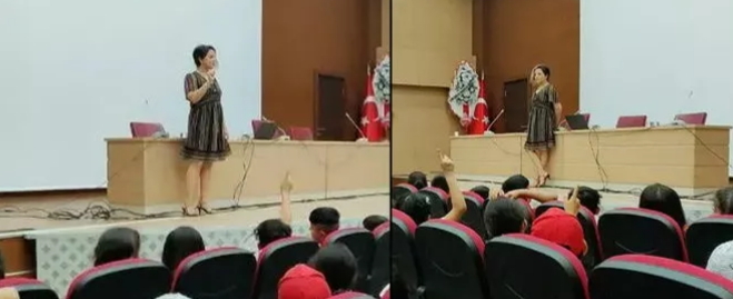 Etek giyen avukatı panelde konuşturmadılar! Panelde gösterilen tepki hakkında ne düşünüyorsunuz?