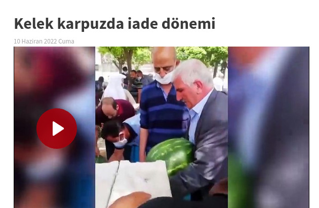 Aldığınız karpuz kelek çıkarsa iade eder misiniz?