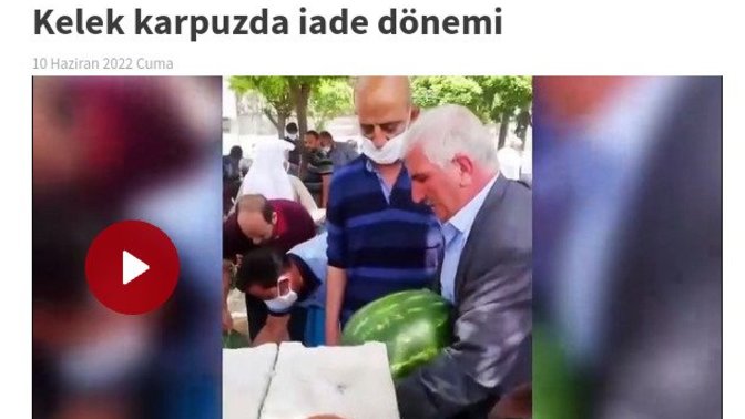 Aldığınız karpuz kelek çıkarsa iade eder misiniz?