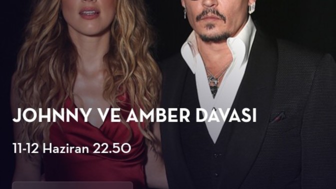 Bu akşam TLC'de Amber Heard ve Johnny Depp'in davası var. İzleyecek misiniz?