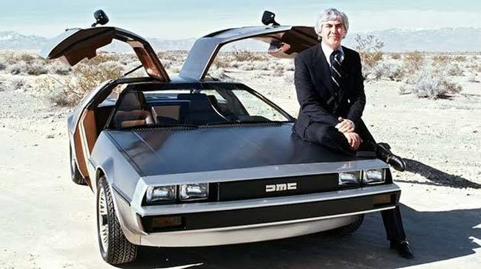 DeLorean ve babası John DeLorean.