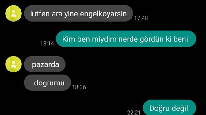 4 sene önceki evli eski sevgilim bana yazdı sevgilime söylemeli miyim?