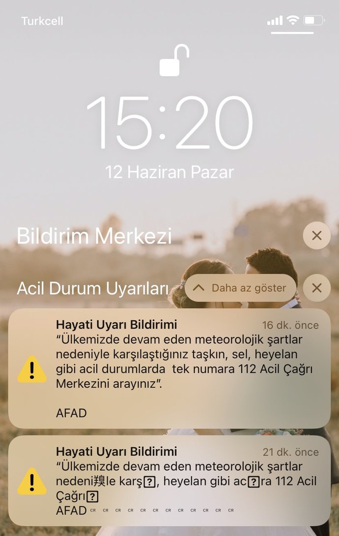 AFADın gönderdiği 112yi arayın mesajını abartılı buldunuz mu?