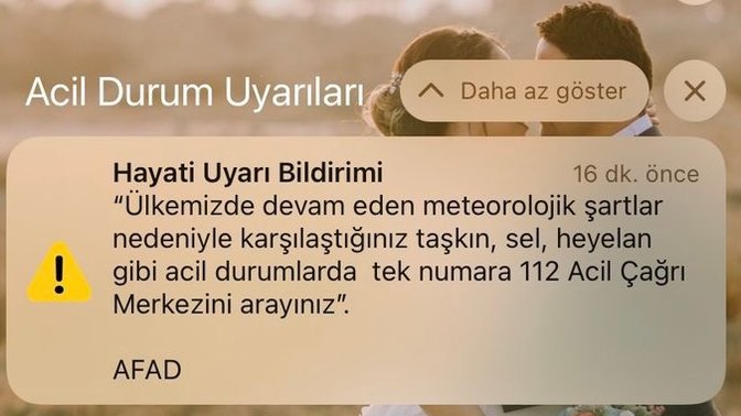 AFAD'ın gönderdiği 112'yi arayın mesajını abartılı buldunuz mu?