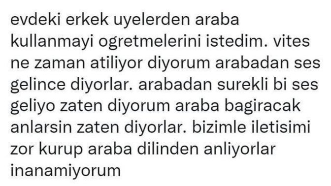 Erkekler, arabaların dilinden anlarken neden kadınların dilinden anlamıyor?