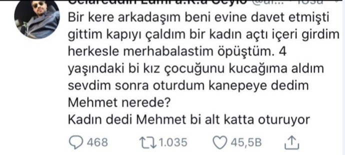 Hiç yanlışlıkla hiç tanımadığınız birinin evine gittiniz mi?