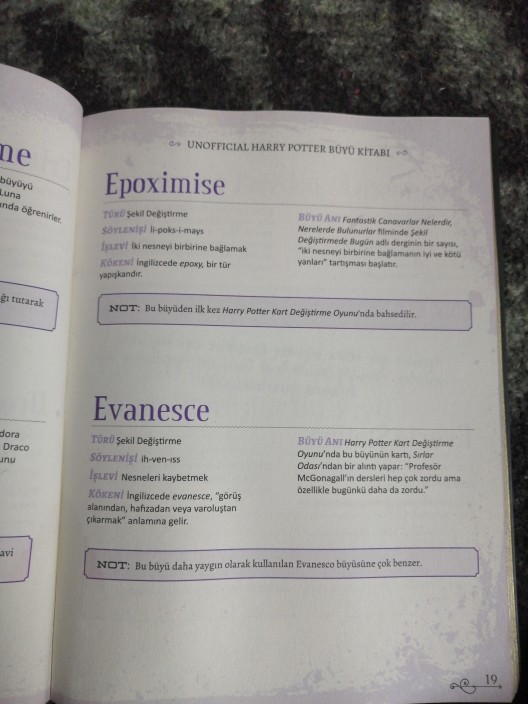 Bir Harry Potter büyüsü söyler misin?
