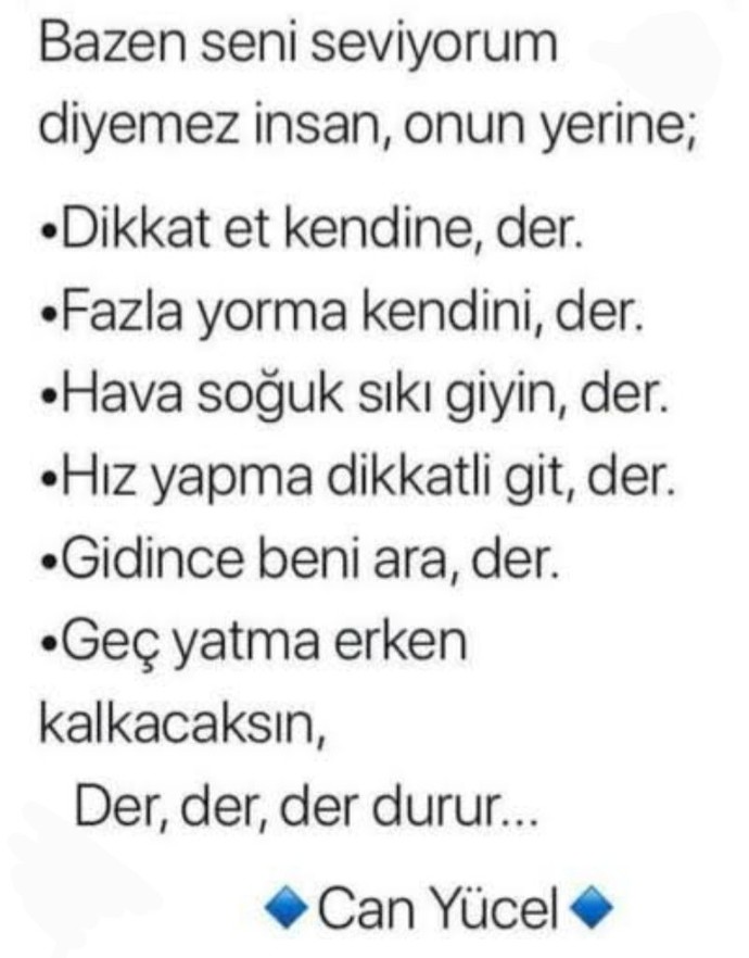 Sürekli seni seviyorum diyen erkek itici midir?