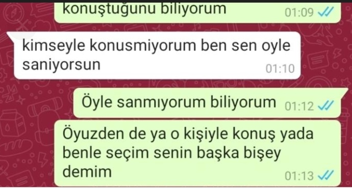 Bu sitede ciddi anlamda konuştuğunuz birisinin sizden gizli başkasıyla da konuştuğunu öğrenseniz tepkiniz ne olur?