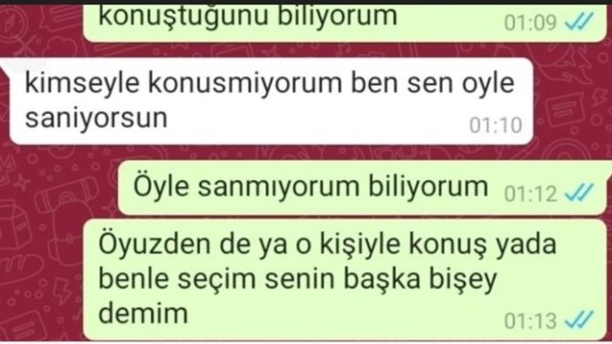 Bu sitede ciddi anlamda konuştuğunuz birisinin sizden gizli başkasıyla da konuştuğunu öğrenseniz tepkiniz ne olur?