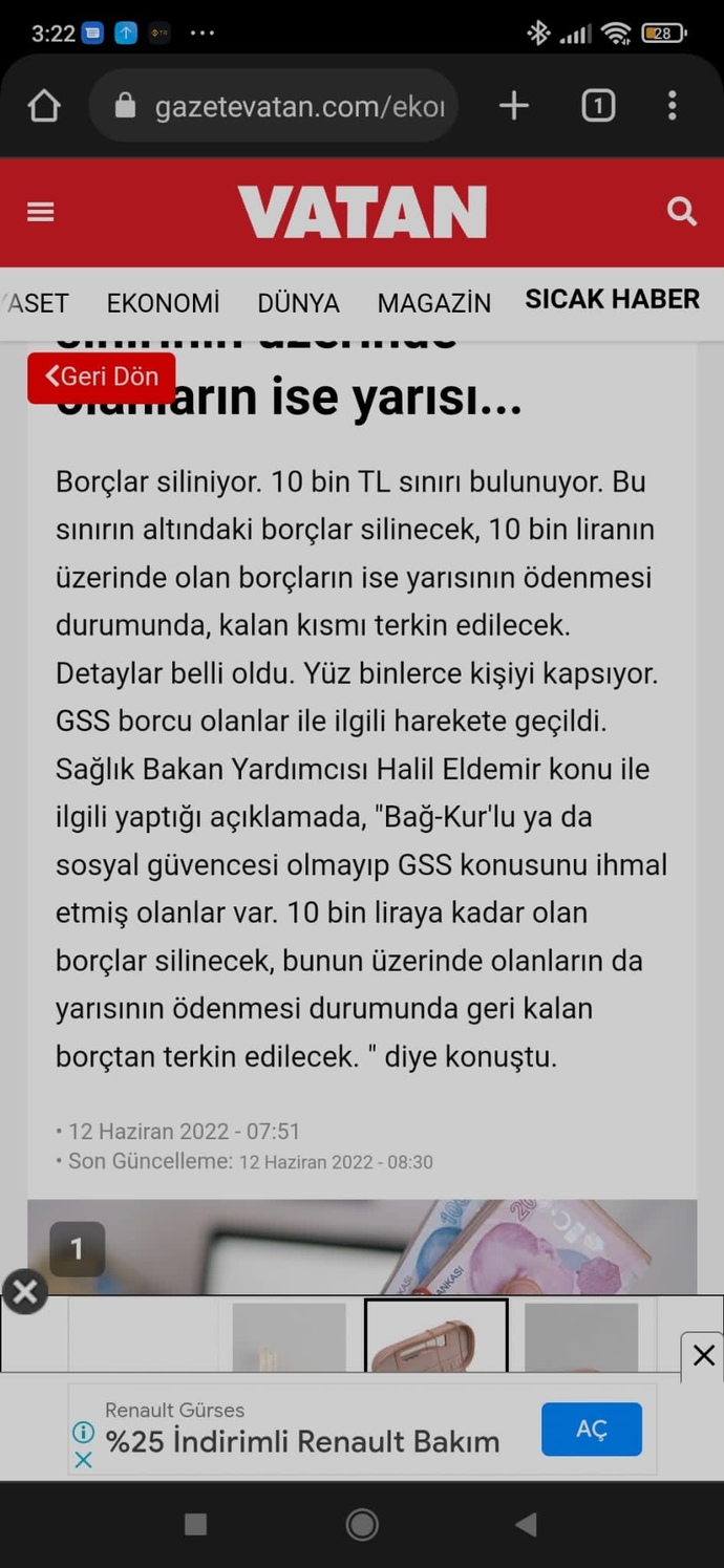 GSS 14 bin TL borç, 4 bin peşin ödersem 10 bini silinir mi?