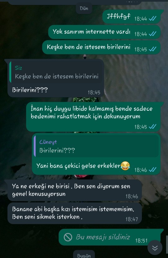 Yerimde olsanız napardınız, engelledim, haksız mıyım?