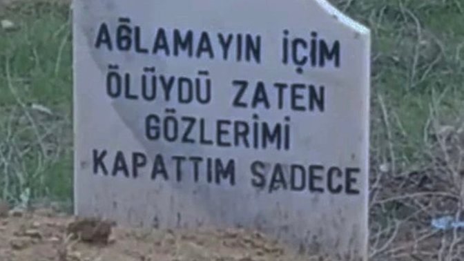 Mezar taşınıza ne yazacaksınız?
