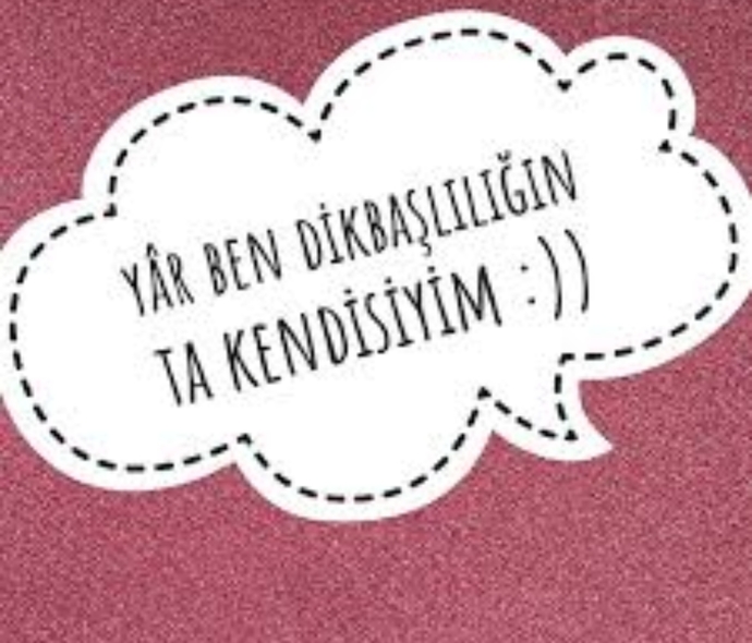 Dikbaşlı demeyelim de kararlarında net insan diyelim😎