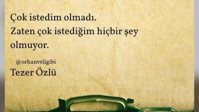 Çok istedim ama olmadı dediğiniz bir hayaliniz var mı?