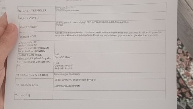 Mide kanseri kaçıncı evre?