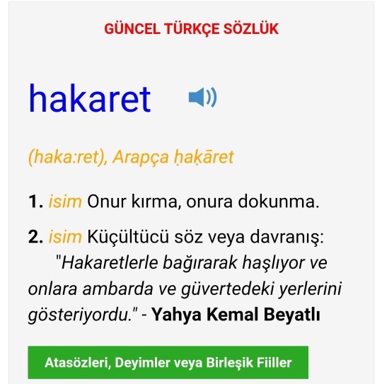 Sizce hakaret suçu mu?
