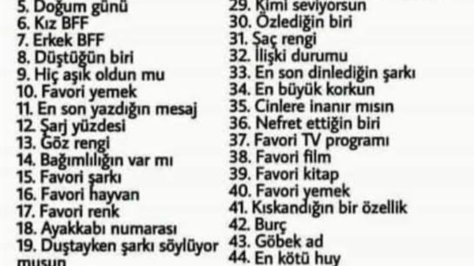Neden olmasın cevaplarım?