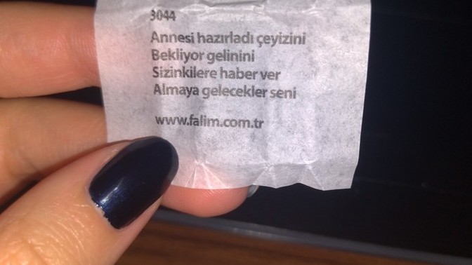 Sakızlardan çıkan fallara inanıyor musunuz?
