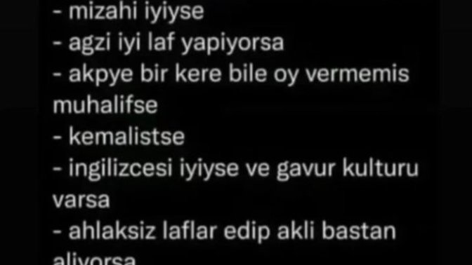 Sevgilinizde olmazsa olmaz dediğiniz özellikler var mı?