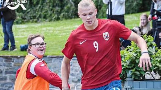 Haaland, yardım amaçlı düzenlenen otizm farkındalık maçında 11 gol attı! Sizce de biraz abartmamış mı?