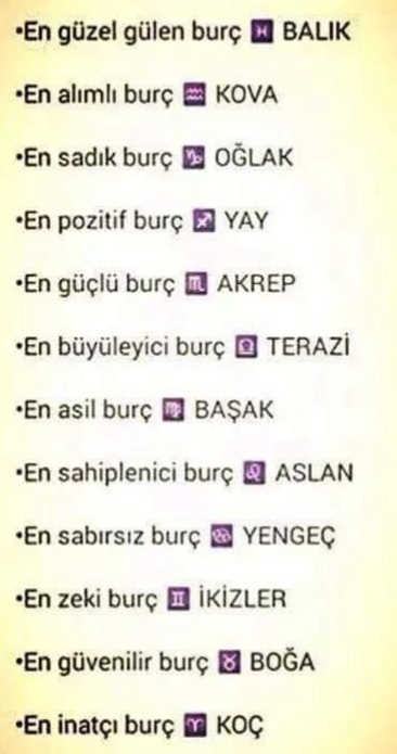 Burcun senin için ne söylüyor?
