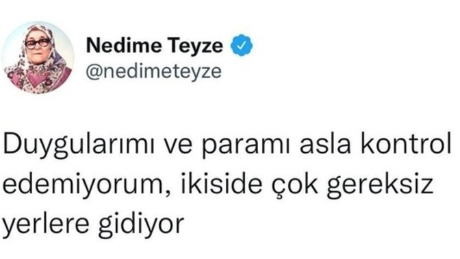 Kontrolsüz olduğunuz neler var?