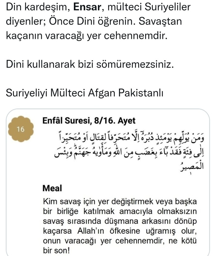 Suriyeliler gitmelimi?