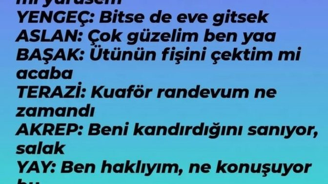 Şu sıralar iç sesiniz ne diyor?