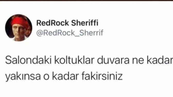 Küçük bi fakirlik testi yapalım mı?
