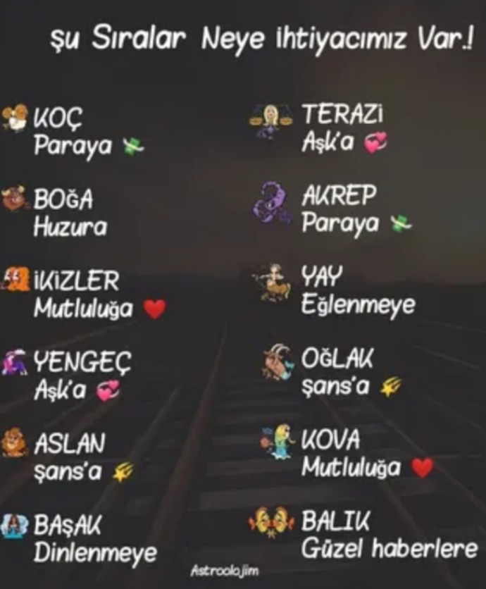 Burcuna göre tam şu an neye ihtiyacın var🧐?