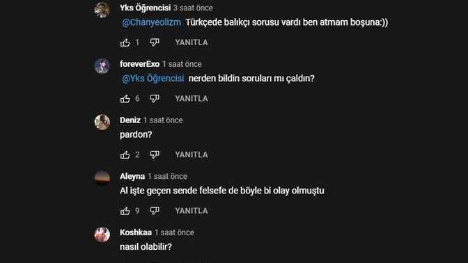 Sınav soruları çalınmış?