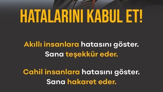 Hatalarınızı kabul eder misiniz?