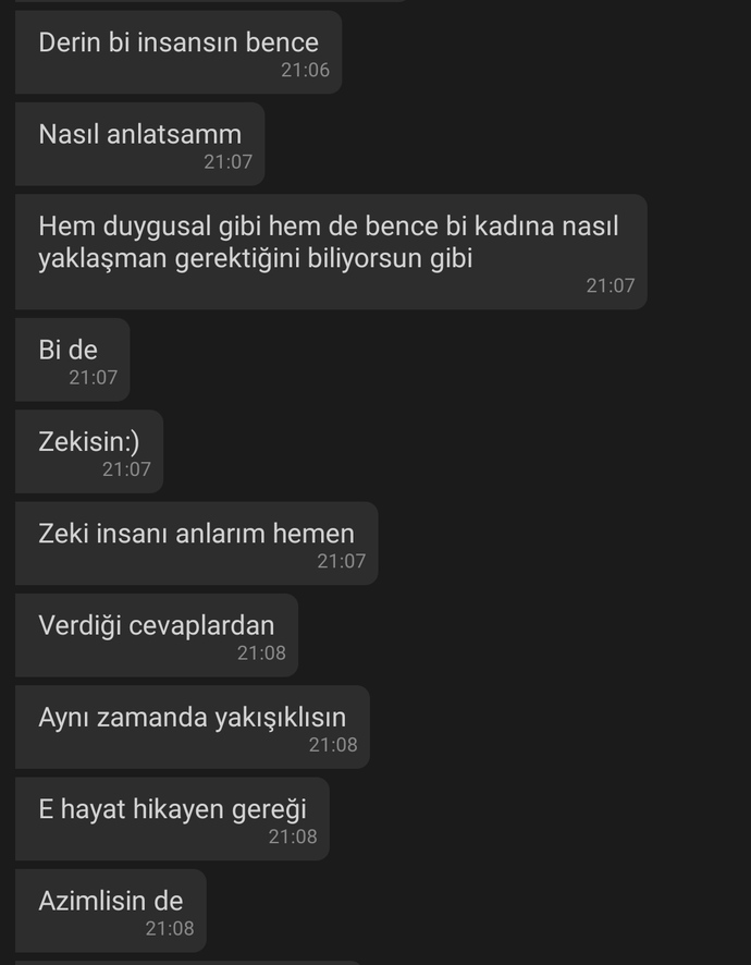 Sizinle ilgili size en son söylenilen şey ne?