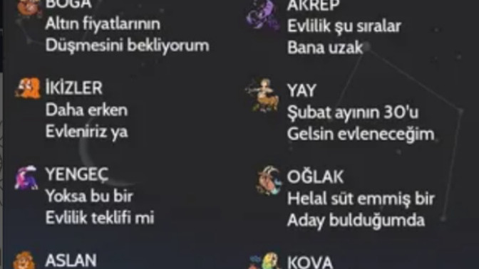 Burcuna göre ne zaman evleneceksin💍?